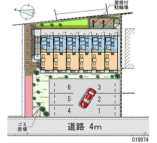 ★手数料０円★堺市北区百舌鳥陵南町　月極駐車場（LP）